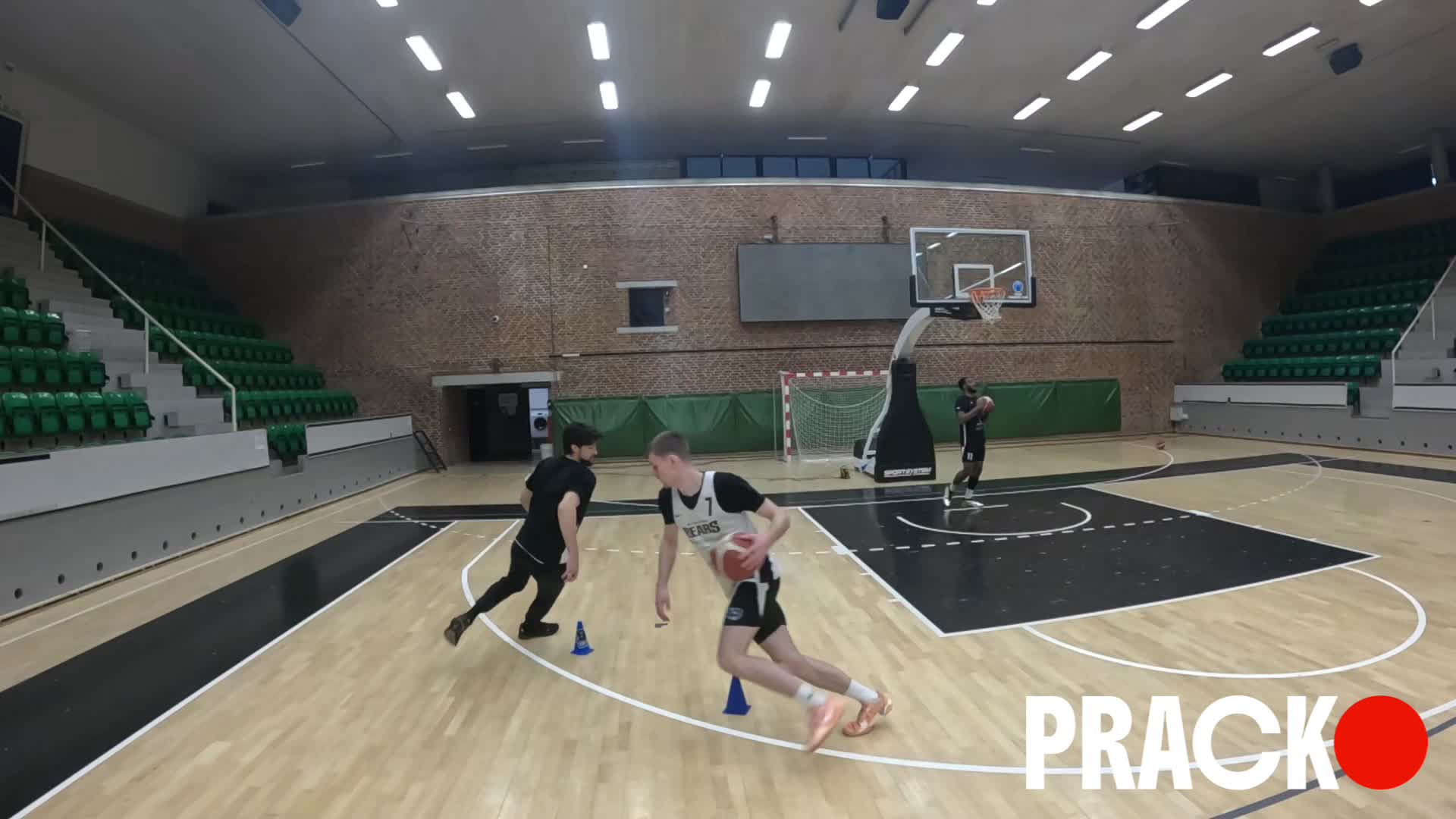 Off the Dribble Shooting: cone clear side pull ups thumbnail